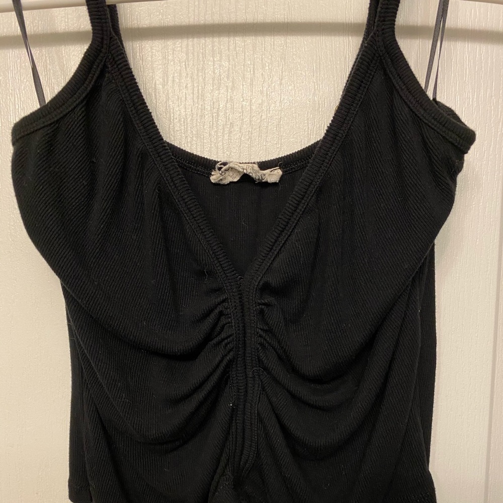 Windsor Ruched Front Crop Top Tank Top Size S - Picture 2 of 4